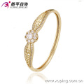 Fashion 14k Gold Color Elegant Cubic Zirconia Bangle